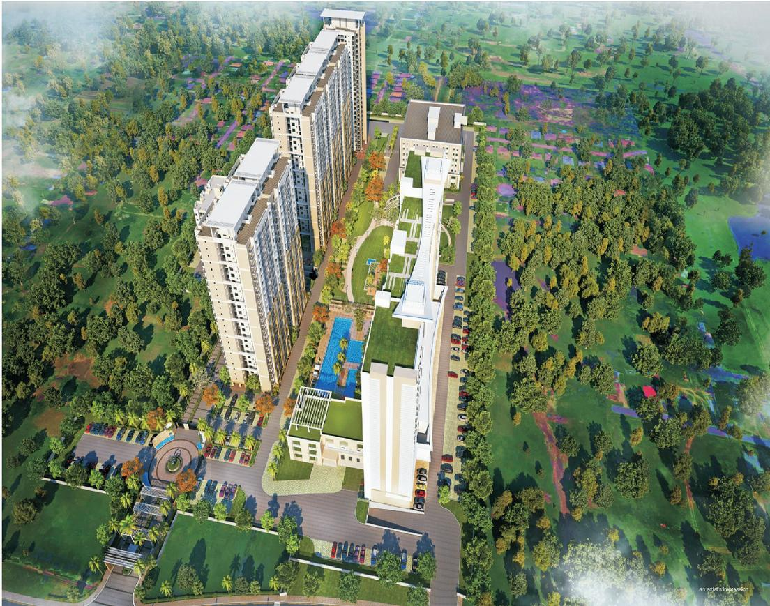 Aadyant Phase-1 3D elevation in Lucknow