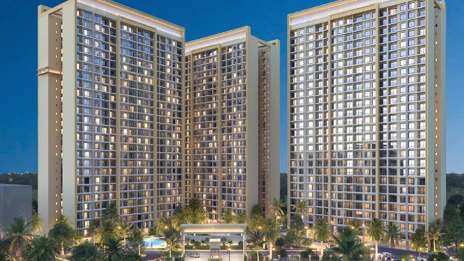 Sahu City 3D elevation in Lucknow